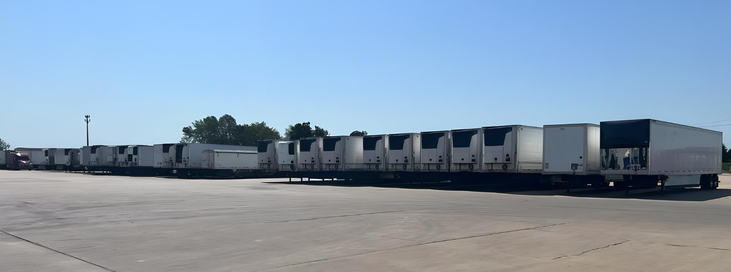 Truck lot at American Truck Trailer